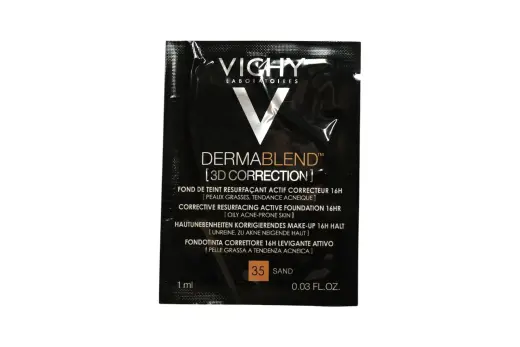 Vichy, DERMABLEND, Colour Correcting, Liquid Foundation, 35, Sand, 1 ml *Sample
