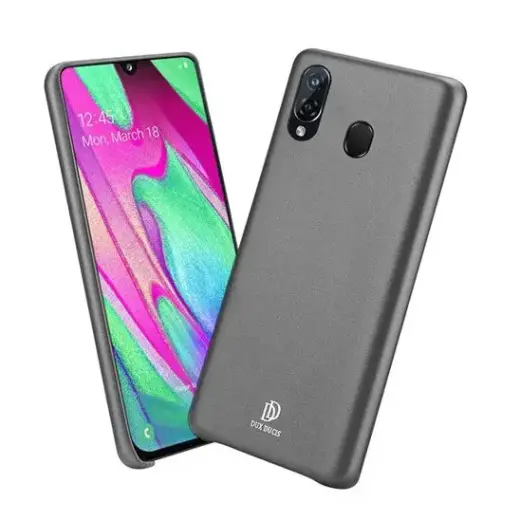 Dux Ducis Skin Lite Case Izturīgs Silikona Aizsargapvalks Priekš Apple iPhone X | XS Melns