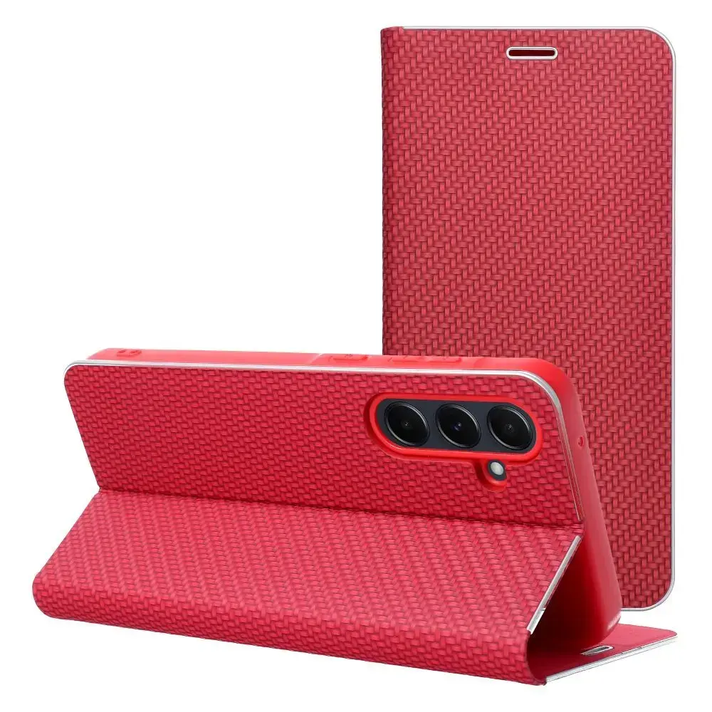 LUNA Book Carbon for XIAOMI Redmi Note 14 PRO 4G red