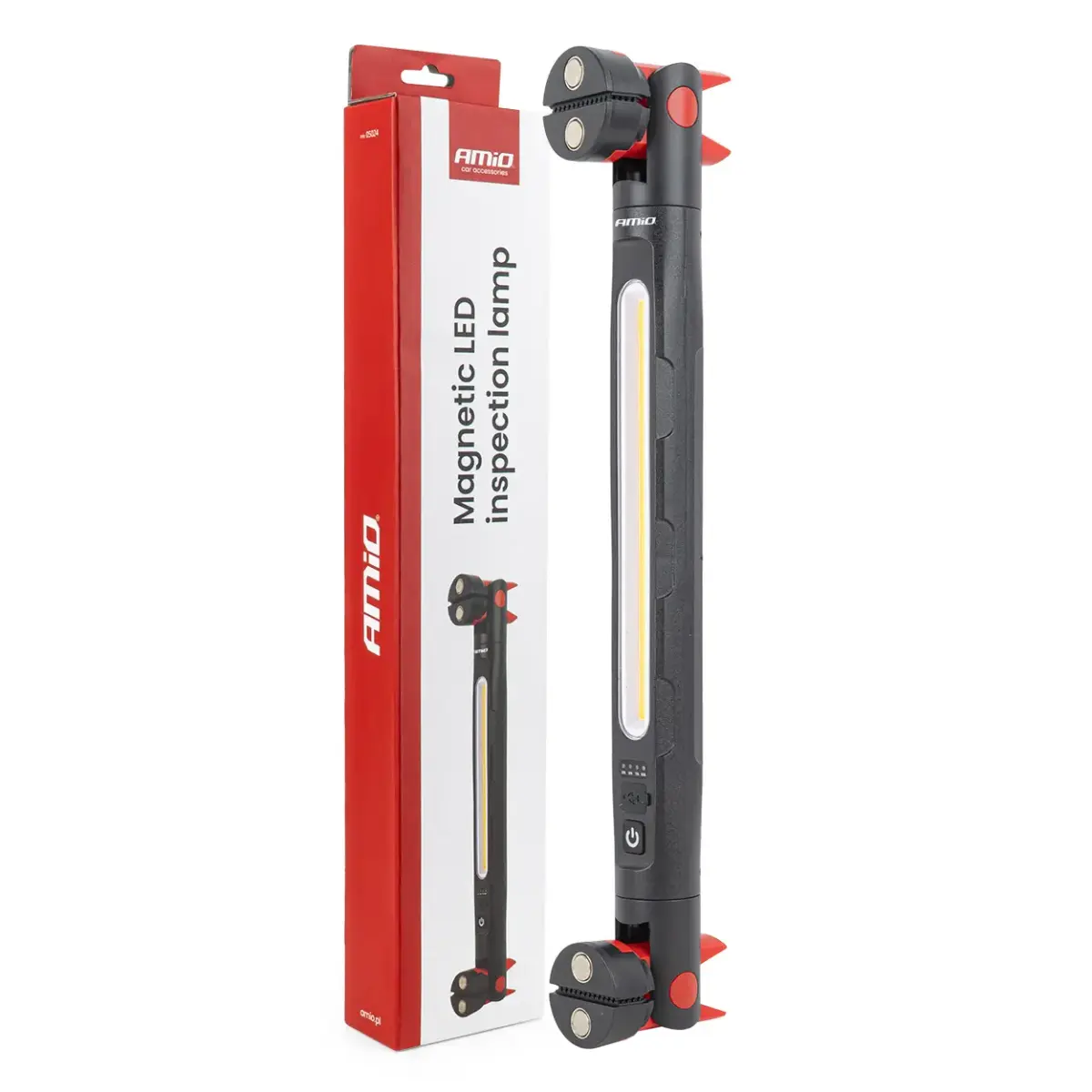 LED Inspection lamp with magnet and clamp 4000 mAh AMIO-05024