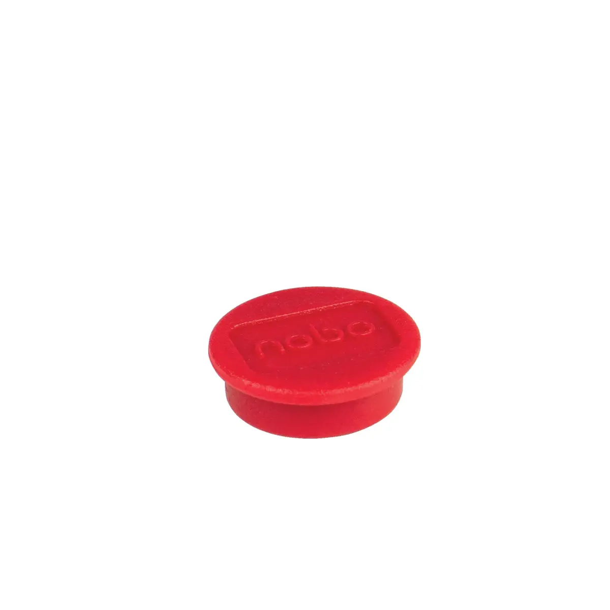 Tāfeles magnēti NOBO, 20 mm, 8 gab., sarkanā krāsā