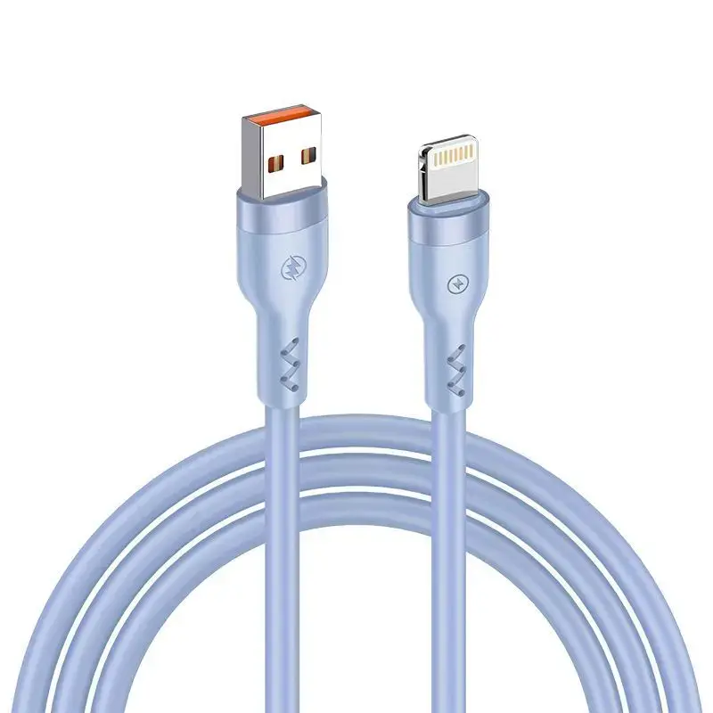 T-PHOX BOLD datu pārraides un uzlādes vads | USB-A uz Lightning | 15W | zils