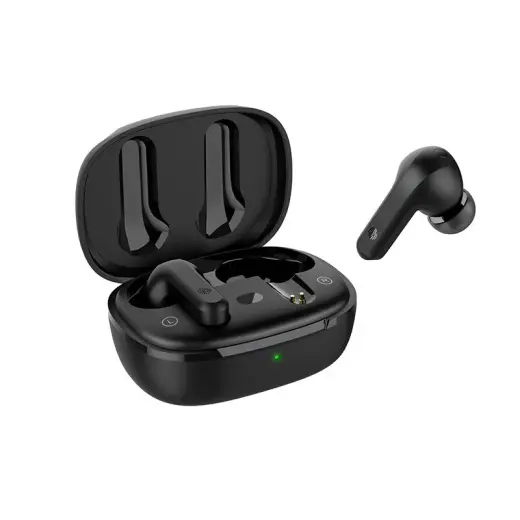 Acefast in-ear wireless headphones TWS Bluetooth 5.2 Hybrid ANC (active noise reduction) waterproof IPX6 black (T2 black)