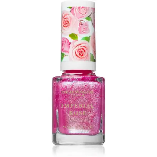 Dermacol Imperial Rose Nail Polish Glittering Shade 03 11 Ml