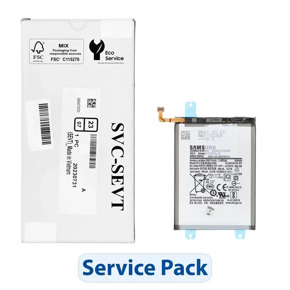 ServicePack Battery EB-BA217ABY for SAMSUNG A04s/A12/A21s GH82-29803A