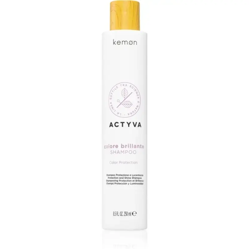 Kemon Actyva Colore Brillante Illuminating and Strengthening Shampoo for Dyed Hair 250 Ml