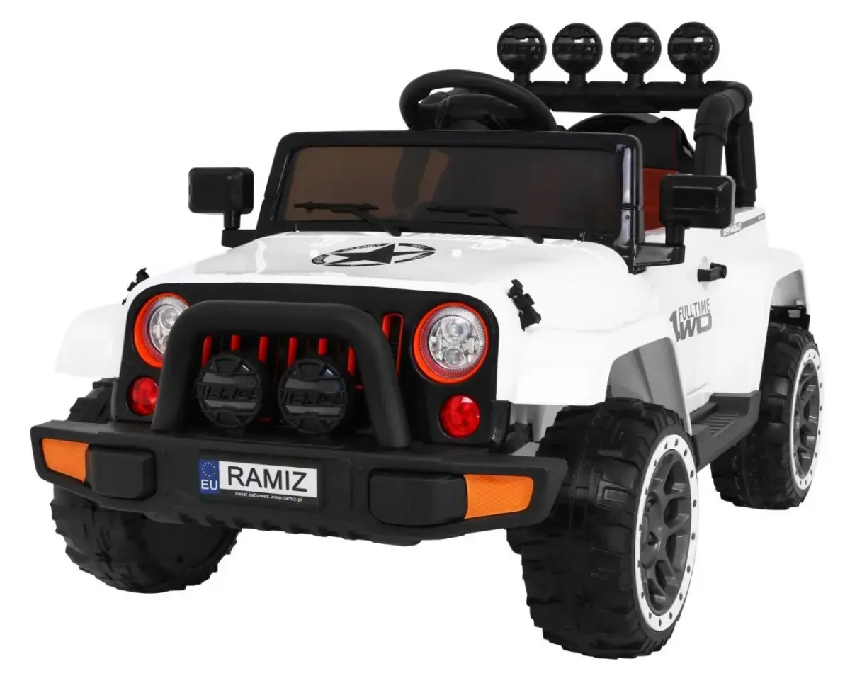 Full Time off-road vehicle 4WD White