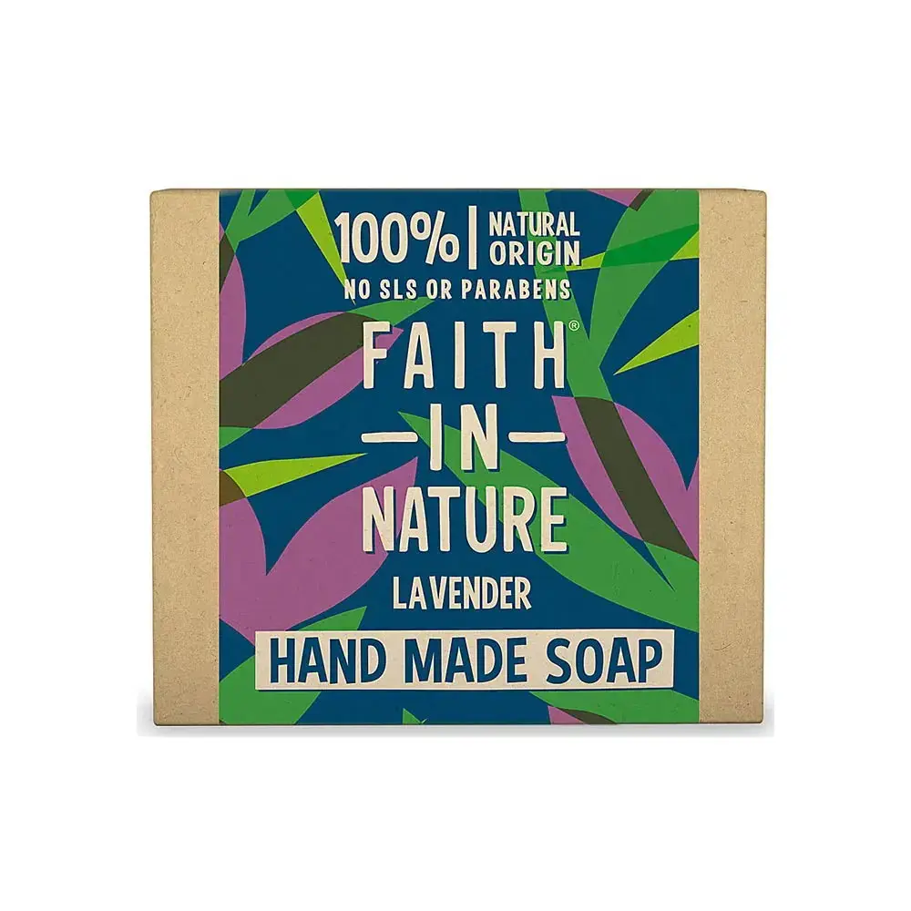 Faith In Nature, Lavender, Cleansing & Moisturising, Soap Bar, 100 g
