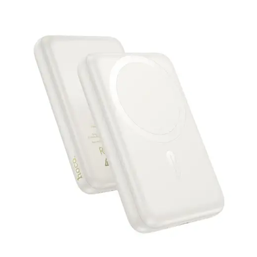 Hoco J141 Grace ārējais akumulators (powerbank) | 10 000 mAh | 20W | PD, QC | USB-C, MagSafe, Wireless | balts