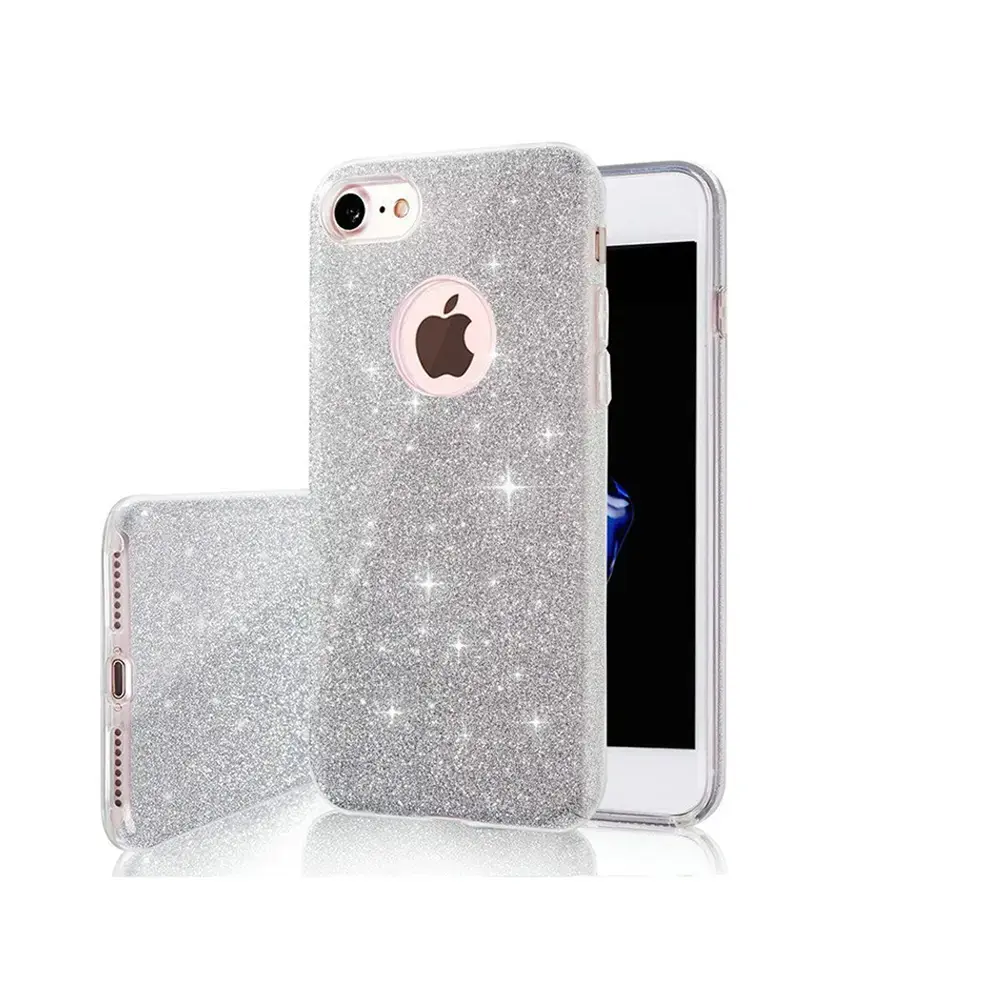 Glitter 3in1 case for Xiaomi Redmi Note 14 5G (Global) silver