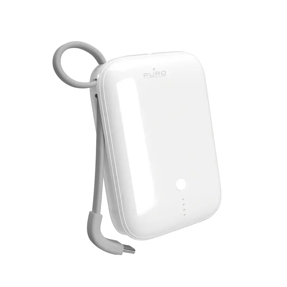 Puro Power Link 10 Plus ārējais akumulators (powerbank) | 10 000 mAh | USB-C | balts