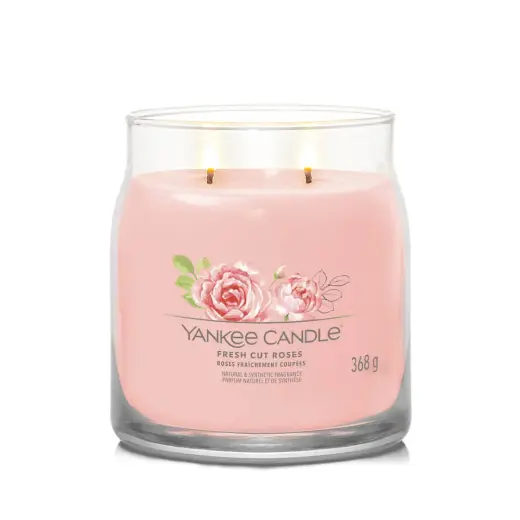 Yankee Candle Signature Medium Jar Fresh Cut Roses 368 G