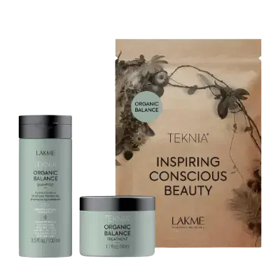Lakme Teknia Organic Balance Pack - Hydrating Mask Cosmetic Set 50 Ml + Shampoo 100 Ml