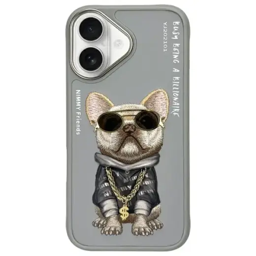 Nimmy phone case for iPhone 16 6.1 gray