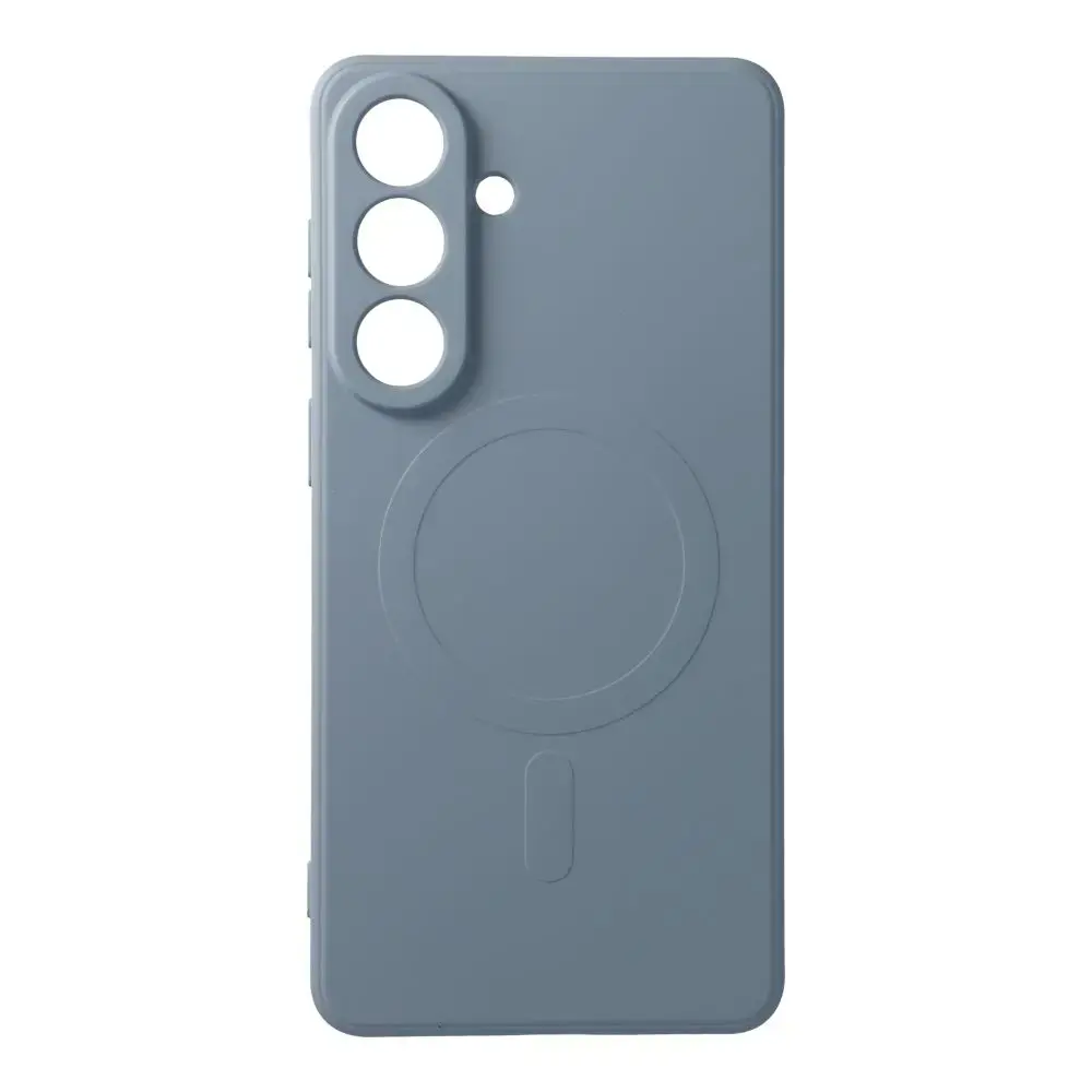 Silicone Mag Cover maciņš ar MagSafe atbalstu telefonam Samsung Galaxy S26+ (S947) zils