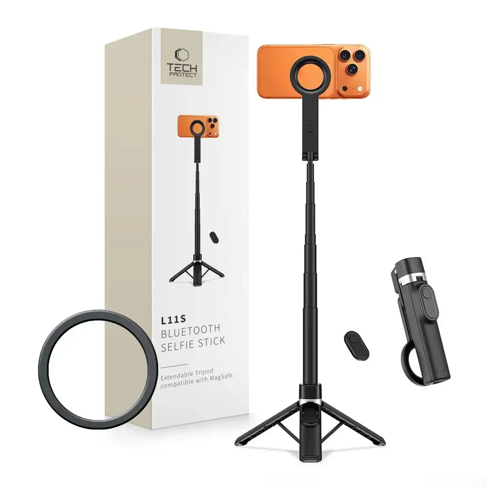 TECH-PROTECT L11S MAGSAFE BLUETOOTH SELFIE STICK TRIPOD BLACK