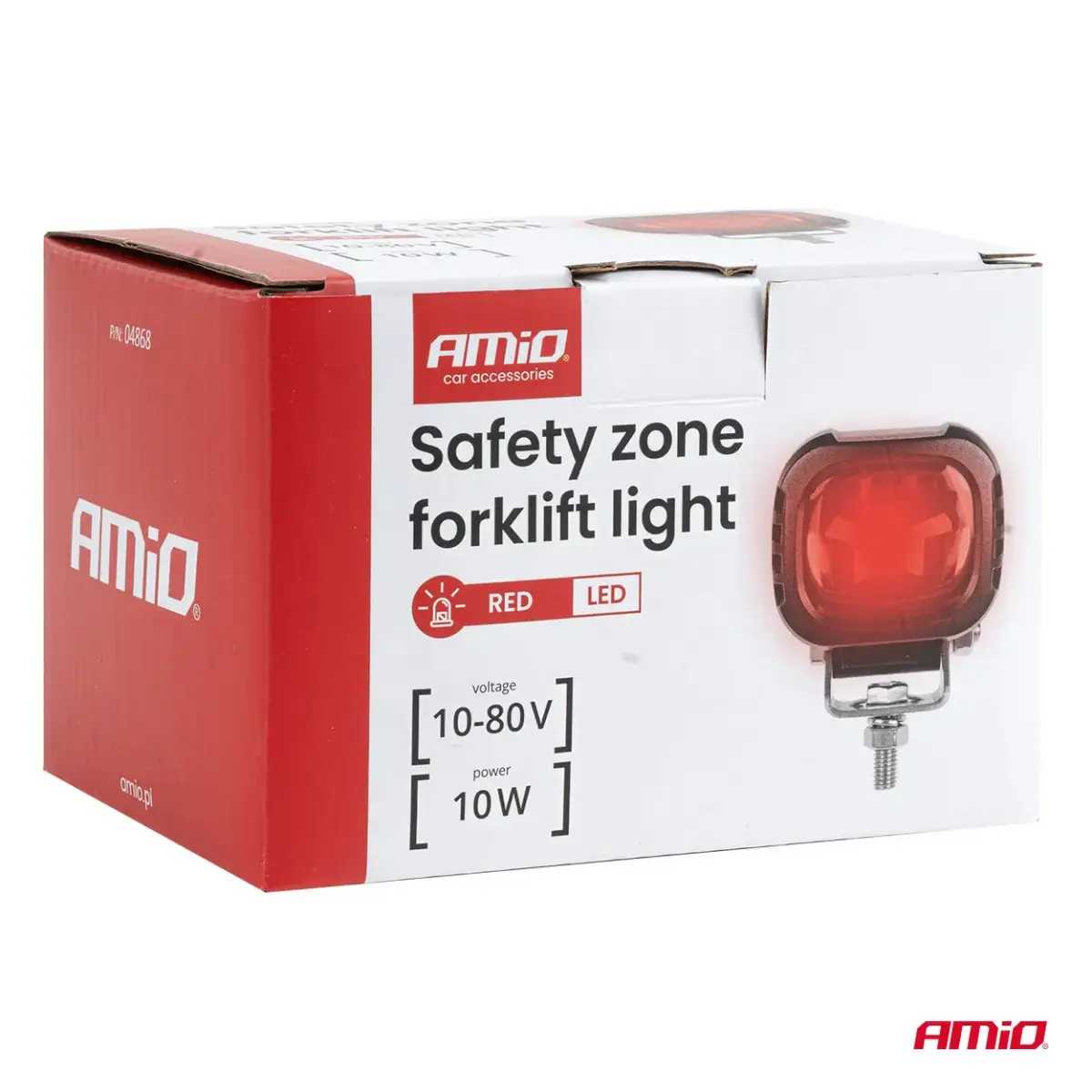 Safety zone forklift light 10W 10–80V AMIO-04868