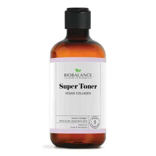 Bio Balance, Super Toner Vegan Collagen, Revitalising, Tonic Lotion, For Face, 250 ml