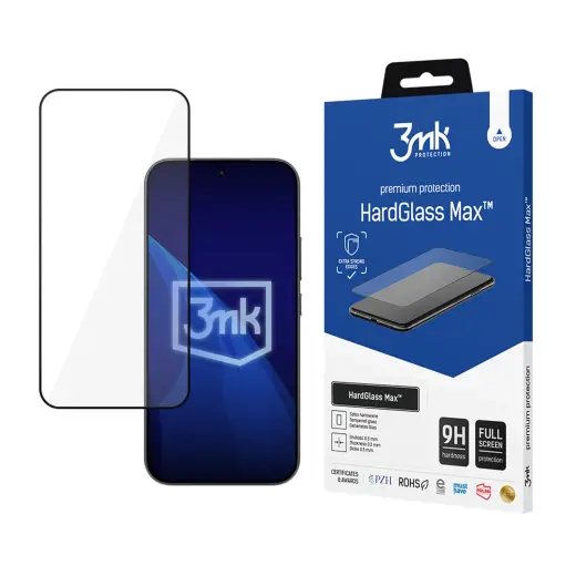 3mk HardGlass Max tempered glass for phone Xiaomi 17T with applicator
