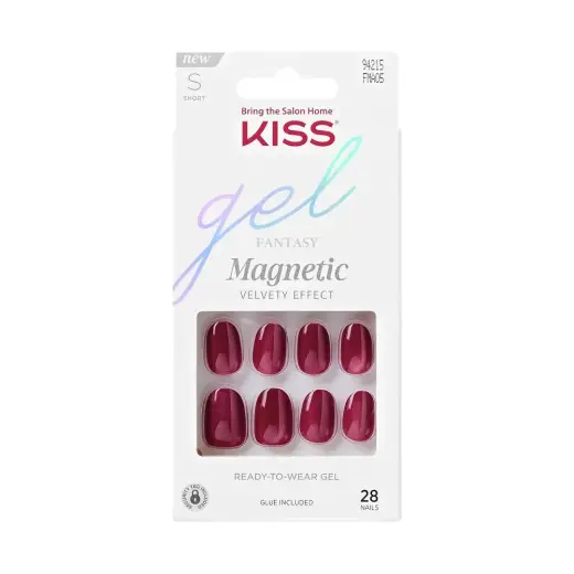 KISS Products Gel Fantasy Magnetic Fake Nails - Set Us Free - 31ct