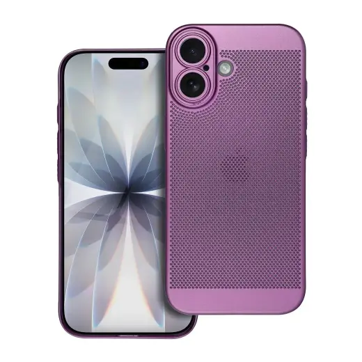 Breezy phone case for iPhone 17 purple