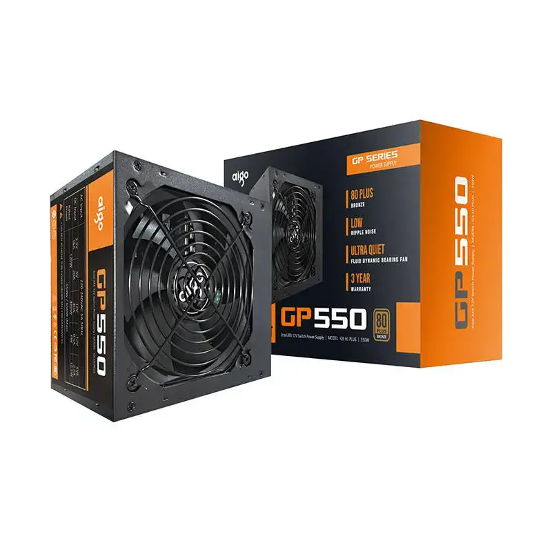 Aigo GP550 Computer Power Supply 80 Plus Bronze 650W (black)