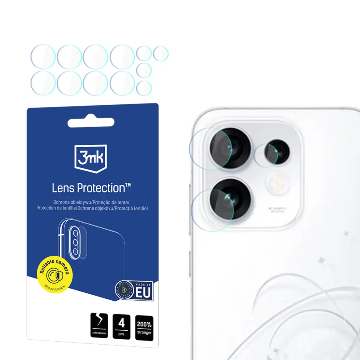 Oppo Reno 16 (CPH2865)/ Reno 16 Pro (CPH2863) - 3mk Lens Protection