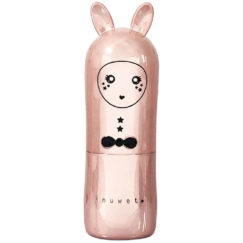 Inuwet, French Cake, Vegan & Natural Ingredients, Hydrating & Conditioning, Lip Balm, Nude Pink, 3.5 g
