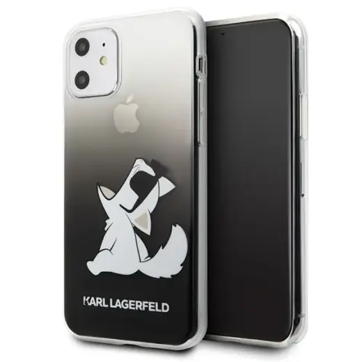 Karl Lagerfeld KLHCN61CFNRCBK iPhone 11 6.1" | Xr hardcase black|black Choupette Fun