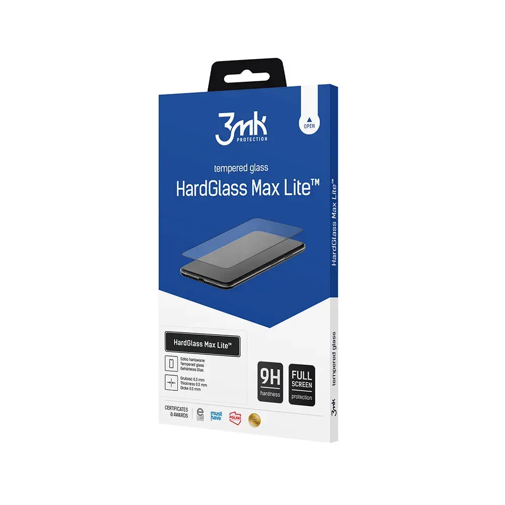 Huawei Nova 9 SE Black - 3mk HardGlass Max Lite™ screen protector