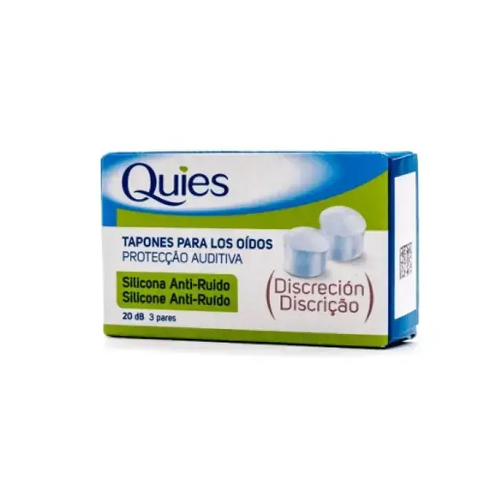 QUIES Anti-noise Silicone Plugs 6 Units
