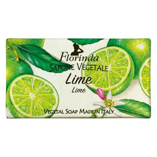 Florinda, Lime, Vegan & Cruelty-Free, Cleansing & Moisturising, Soap Bar, Body, 100 g