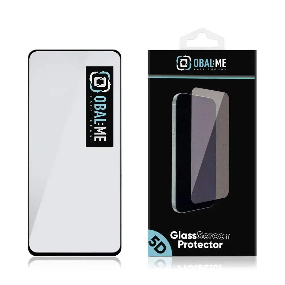 OBAL:ME 5D Glass Screen Protector for Honor 200 Smart Black