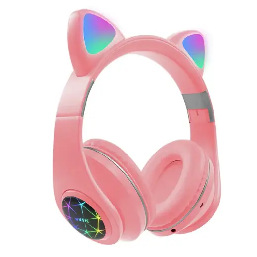 Goodbuy M2 wireless headsets for kids | bluetooth 5.0 | pink