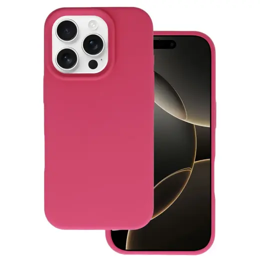 Tel Protect Silicone Premium telefoni ümbris iPhone 16 Pro roosa