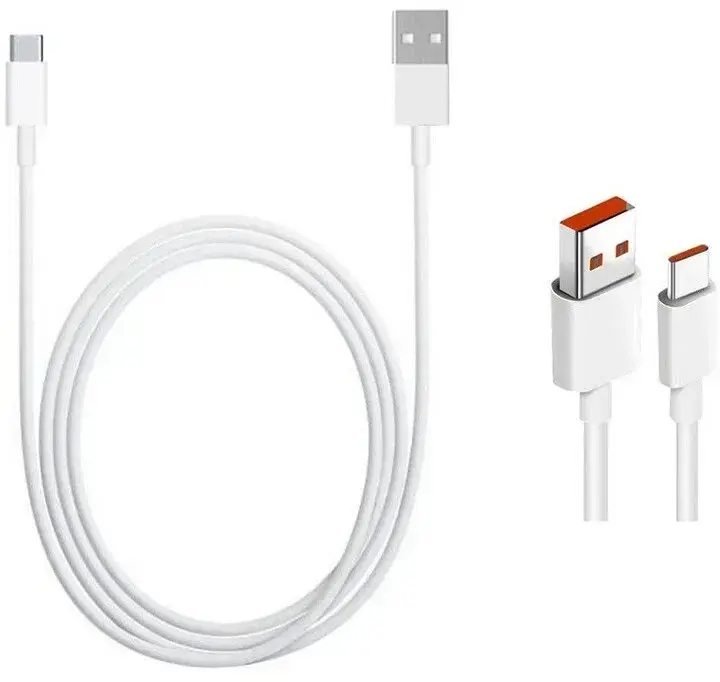 Xiaomi Original USB-C Data Cable 5A 1m White (Bulk)