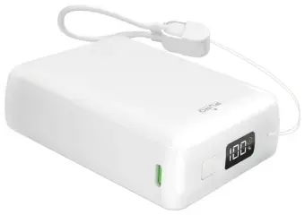 Puro Mini ārējais akumulators (powerbank) | 20 000 mAh | 20W | PD | USB-A, USB-C | balts