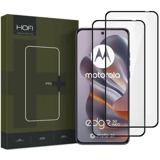 HOFI GLASS PRO+ 2-PACK TEMPERED GLASS MOTOROLA EDGE 50 NEO BLACK