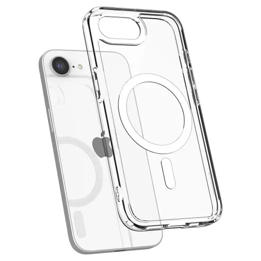 Spigen Ultra Hybrid MagSafe telefona maciņš priekš iPhone SE 4 (2025) caurspīdīgs