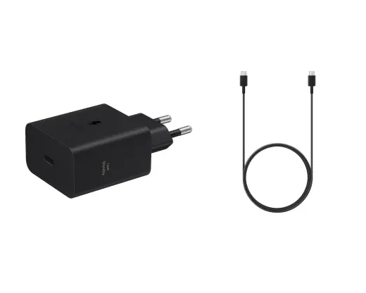 Samsung EP-T6010NBE reisilaadija | 60W | USB-C | USB-C kuni USB-C kaabliga komplektis | must (OEM)