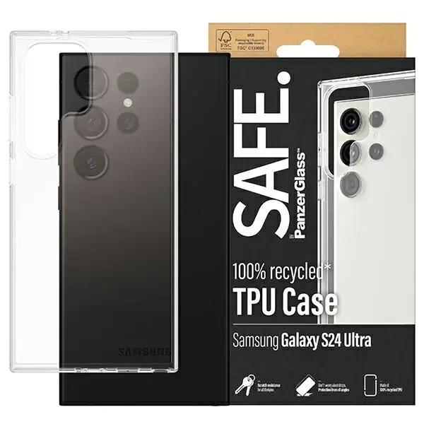 SAFE by PanzerGlass Sam S24 Ultra S928 Hardcase przezroczysty|transparent SAFE95674