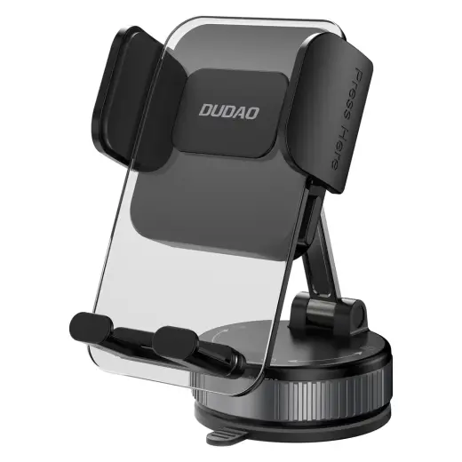 Dudao F24PLUS Car Holder with Suction Cup for Dashboard - Black