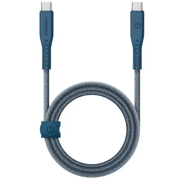ENERGEA Flow data transfer and charging cable | USB-C to USB-C | 240W | 1.5m | blue