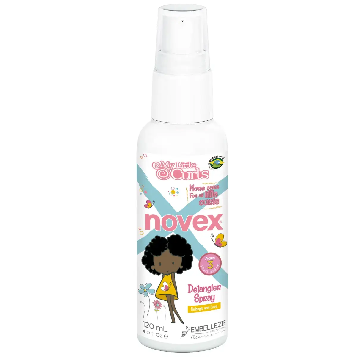 Novex My Little Curly Hair Spray Conditioner for Kids, 120ml