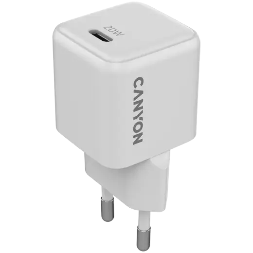 CANYON charger CU20C GaN 20W 1xPD EU White