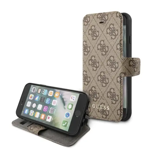 GUFLBKSI84GB Guess 4G Case for iPhone 7|8|SE2020 Brown