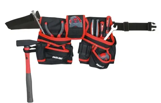 Proline 2 pocket shoulder bag with strap