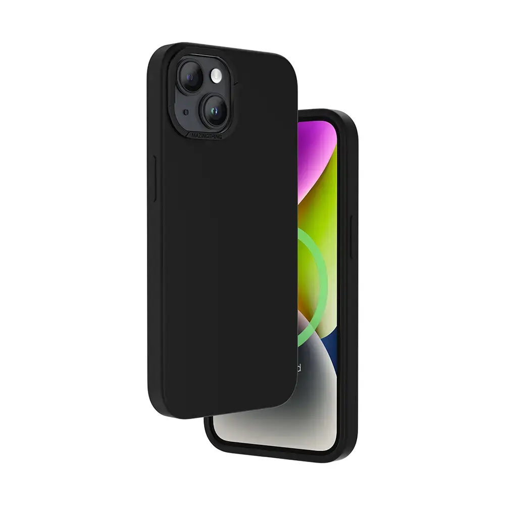Amazing Thing Smoothie maciņš ar MagSafe atbalstu telefonam iPhone 14 Plus melns