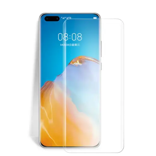 Fusion UV 9H Защитное стекло + Эко Клей + Лампа для экрана Huawei P40 Pro