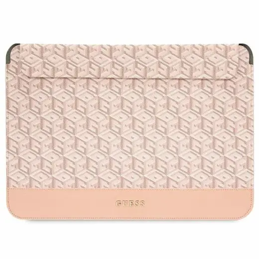Guess Sleeve GUCS14HGCFSEP 14" różowy|pink GCube Stripes
